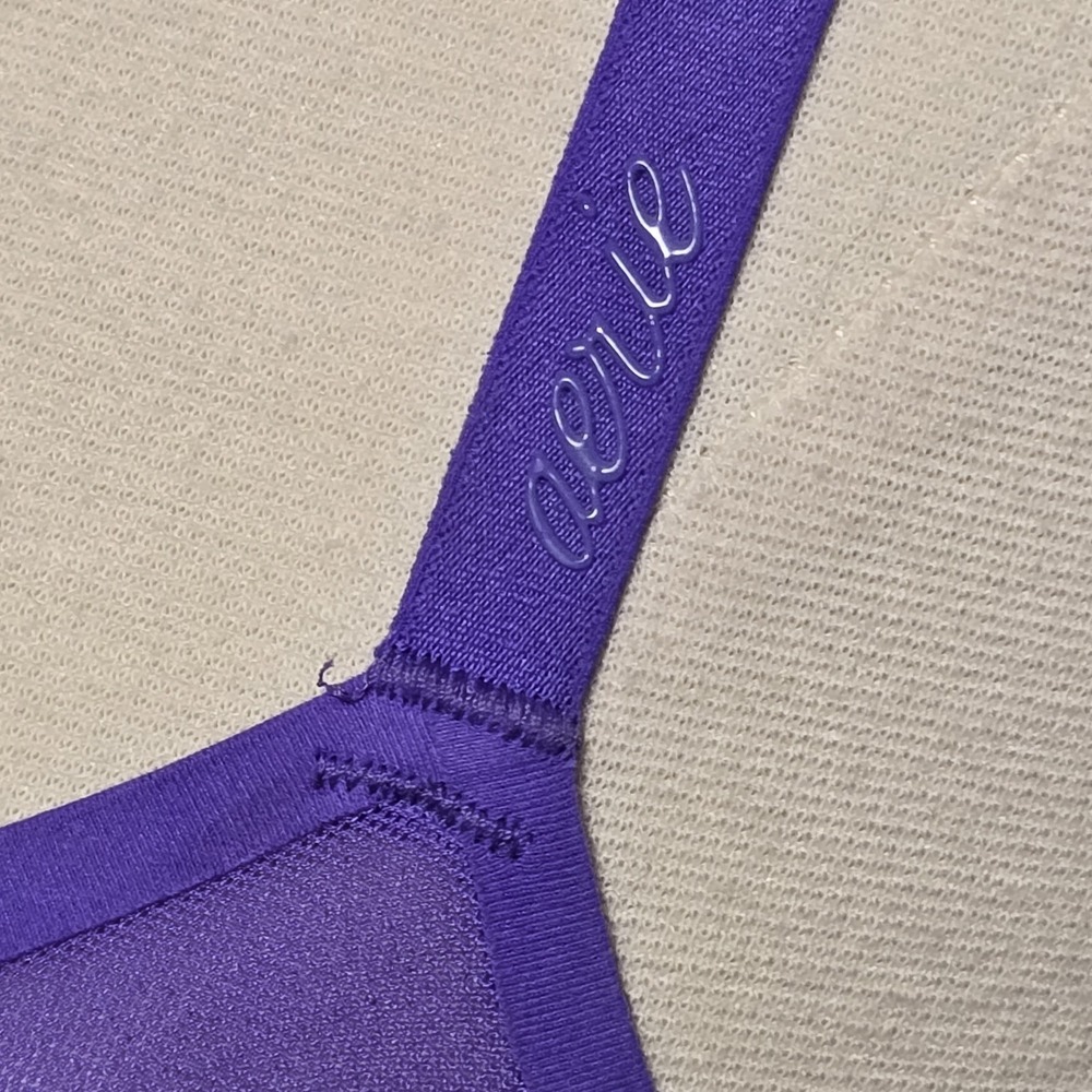 Aerie Smoothez  Microfiber Mesh Unlined Underwire Balconette Bra 36C New Purple - Picture 3 of 7